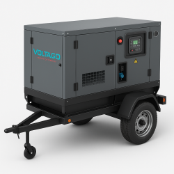 Groupe Électrogène 50 kVA Mobile VOLTAGO avec Chariot | Prix Maroc & Devis