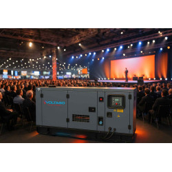 Groupe électrogène diesel silencieux 600 kVA triphasé VOLTAGO avec moteur Weichai–ATS intégré  Maroc