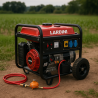 Groupe électrogène 13HP LPG & Essence LARDINI Triphasé avec roues & batterie | Prix Maroc & Devis