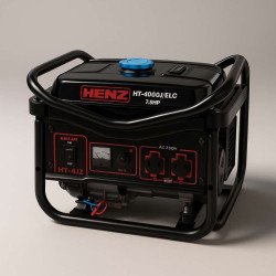 Groupe électrogène Essence 7.5HP HENZ HT-4000J Monophasé | Prix Maroc & Devis
