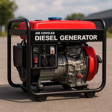 Groupe électrogène Diesel ANGFA 3kVA Triphasé | Prix Maroc & Devis