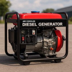 Groupe électrogène Diesel 6.5kVA ANGFA Monophasé | Prix Maroc & Devis