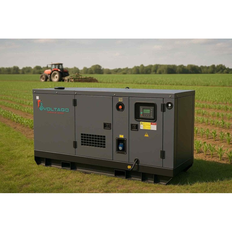Groupe électrogène Diesel silencieux 160 kVA VOLTAGO  Triphasé avec moteur Weichai & ATS | Prix Maroc & Devis