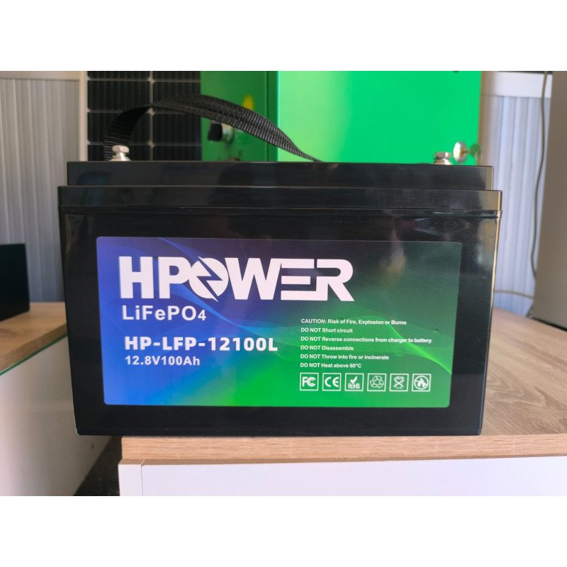 Batterie Lithium HPower 12.8V 100Ah au Maroc | Prix & Devis