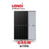 Panneau Solaire LONGI 645W Hi-MO X10 Monofacial | Prix Maroc & Devis