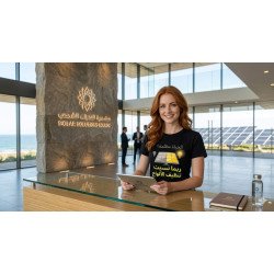 T-shirt Coton Bio Photovoltaïque Pros & Installateurs - Maroc