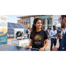 T-shirt Ray Coton Bio - Expert Solaire Maroc