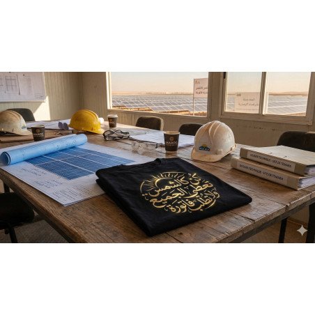 T-shirt Sun Generosity Coton Bio - Énergie Solaire Maroc