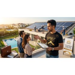 T-shirt Sun Generosity Coton Bio - Énergie Solaire Maroc