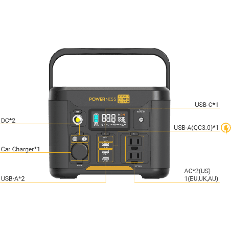 Pack Solaire Powerness Hiker 300 + Panneau 80W | Heliantha Maroc