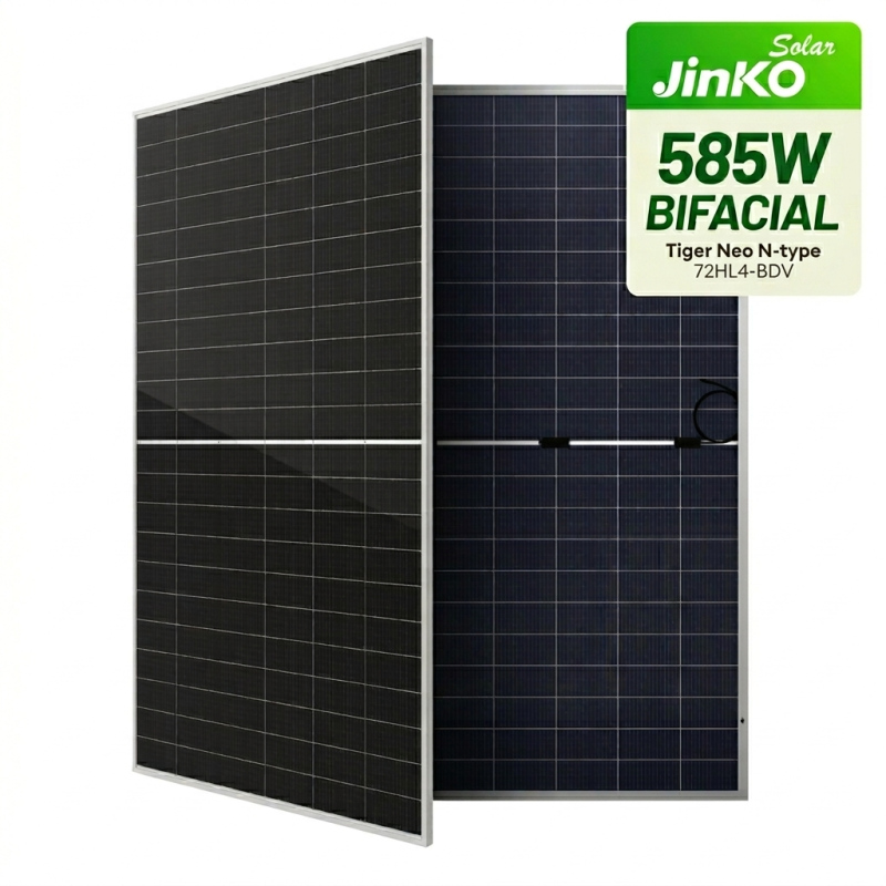 Panneau Solaire Jinko Solar 585W Bifacial N-Type TOPCon au Maroc | Prix & Devis