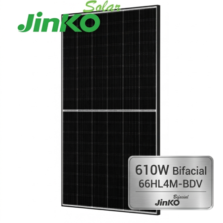 Panneau Solaire Jinko Solar 610W Bifacial N-Type TOPCon au Maroc | Prix & Devis