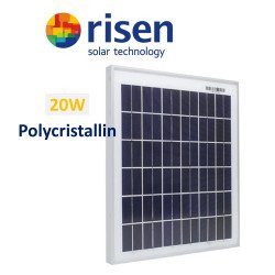 Panneau solaire Risen 20W Polycristalline au Maroc | Prix & Devis