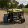 Groupe électrogène 13HP Essence LARDINI Monophasé avec roues | Prix Maroc & Devis