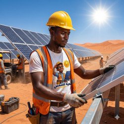 T-shirt Solaire "Salut au Soleil" - Installateurs & Pros Maroc | Heliantha