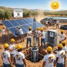 T-shirt Solaire "Salut au Soleil" - Installateurs & Pros Maroc | Heliantha