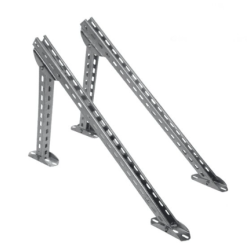 Rail perforé en acier galvanisé pour fixation panneaux solaires au Maroc | Prix & Devis