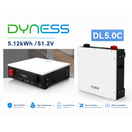 Batterie Lithium DYNESS DL5.0C 5.12kWh au Maroc | Prix & Devis