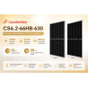 Panneau solaire Canadian Solar 630W Bifacial HJT N-Type au Maroc | Prix & Devis