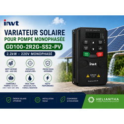 Variateur Solaire INVT 2.2kW 220V Monophasé | Maroc