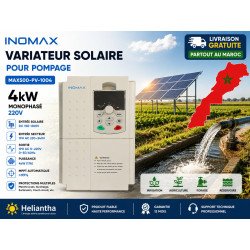 Variateur Solaire INOMAX 4kW 220V Monophasé | Maroc