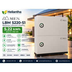 Batterie Lithium MES LBM 5220-S1 5.22kWh 51.2V | Maroc